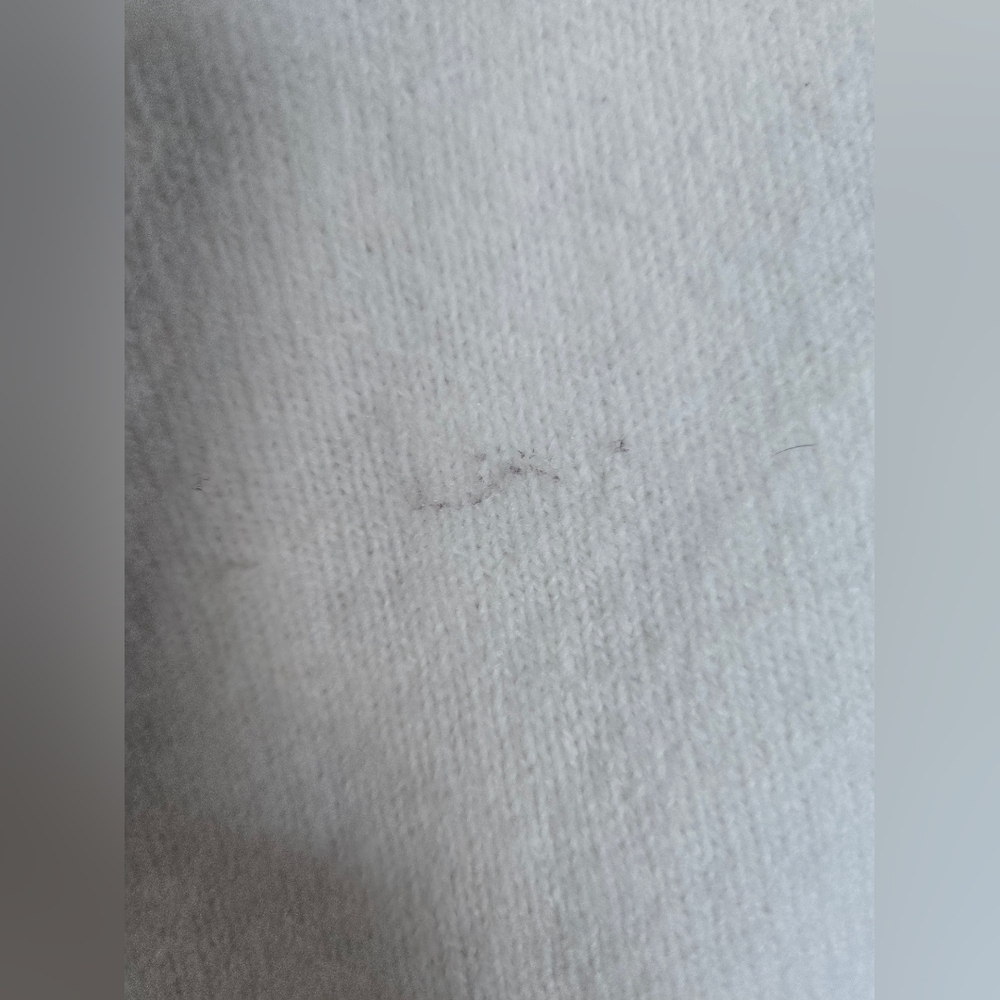 H&M White Sweater with Embellished Neckline - Picture 5 of 6